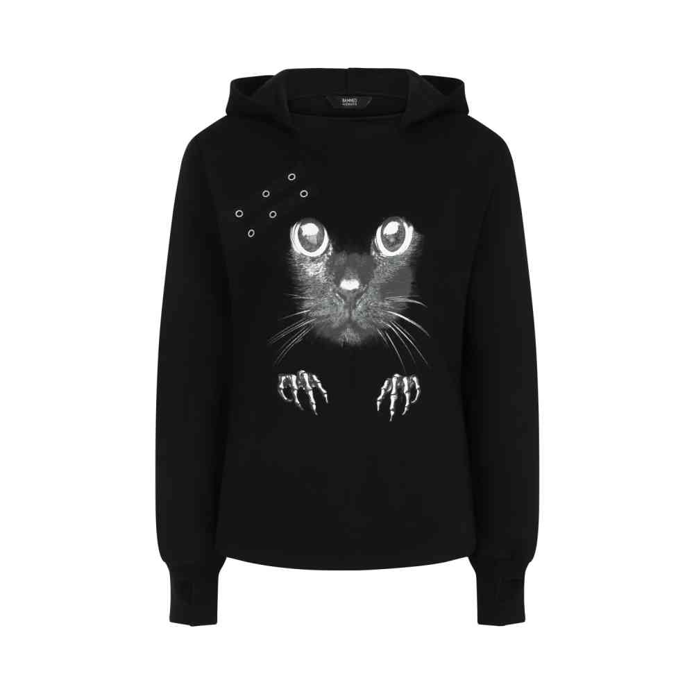 Banned - KISS ME KAT Hoodie/trui - Zwart